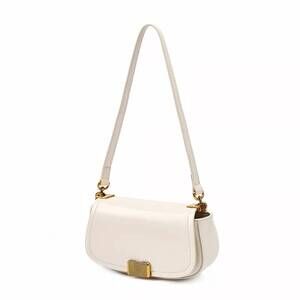 NEW JOIA women's world of wonders faux leather handbag in bone white